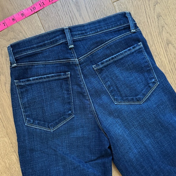 L’Agence Alexia High Rise Crop Denim Jean - Dark Blue - Size 25 - Like New - Picture 7 of 8